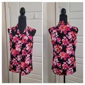 Karl Lagerfeld print sleeveless top